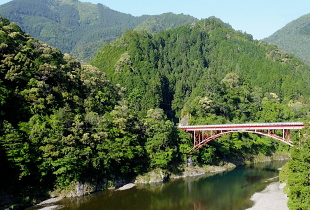 十津川 小原橋 十津川 小原橋