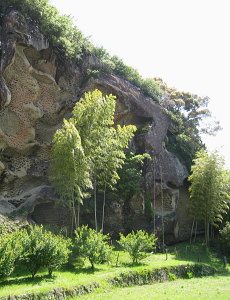 高池の虫喰岩 高池の虫喰岩