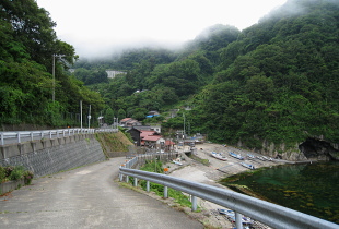 但馬御火浦 三尾の漁港 但馬御火浦 三尾の漁港
