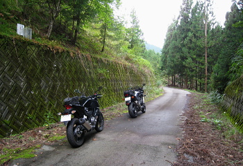 奥山厚波林道 小峠 奥山厚波林道 小峠