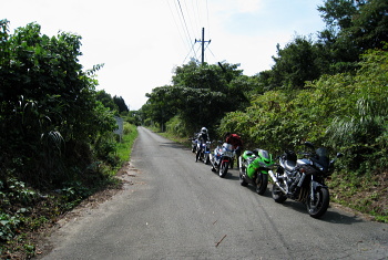 三川林道 終点 三川林道 終点
