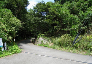 三川林道 終点 三川林道 終点