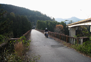 旧舟木橋 旧舟木橋