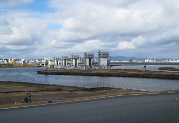 淀川大堰 淀川大堰