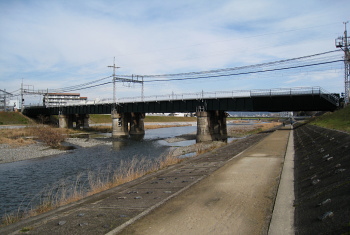近鉄京都線 鴨川鉄橋 近鉄京都線 鴨川鉄橋