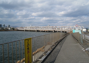JR神戸線, 東西線 下神崎川橋梁 JR神戸線, 東西線 下神崎川橋梁