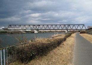 おおさか東線 神崎川橋梁 おおさか東線 神崎川橋梁